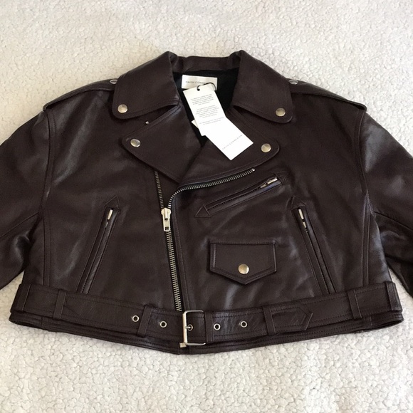 Faith Connexion oversized leather jacket 2 New - Picture 5 of 16